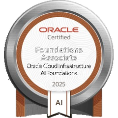 Badge Oracle Certified AI Foundations Associate 2025