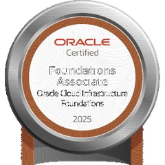 Badge Oracle Certified Foundations Associate 2025